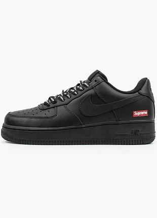 Чоловічі кросівки nike air force 1 07 supreme black