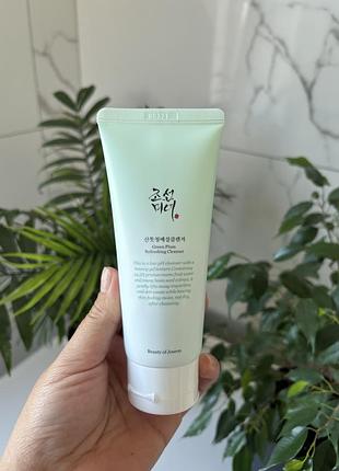 Beauty of joseon - green plum refreshing cleanser - освіжаючий гель для вмивання обличчя - 100ml