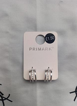 Сережки primark