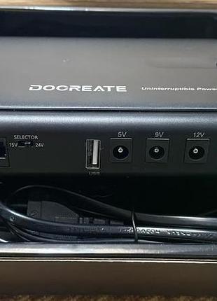 Компактный ибп для роутера dc1036l 14000mah 36w output 5v/9v/12v/24v led дисплей с восстановленными акб