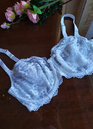 Кружевний бюстгалтер на кісточках george, uk 36f, eur 80f
