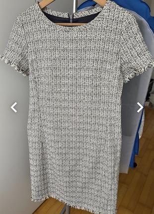 Твідова сукня weekend max mara (intrend) з бахромою, оригінал