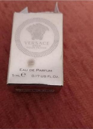 Миниатюра женского парфюма versace eros pour femme 5 мл