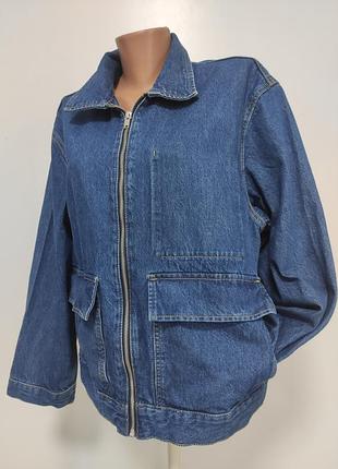 Куртка джинсова l/xl ог118см