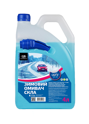 Омыватель стекла зимний, -22, 4л с лейкой