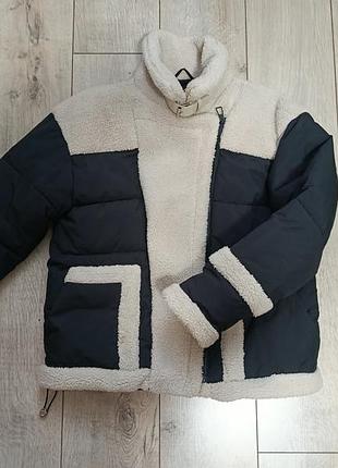 Стильная теплая куртка 164 г. 2