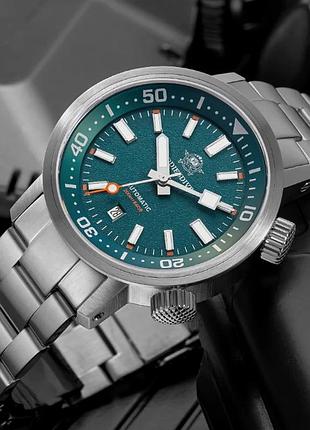 Часы addiesdive ad2541 42mm – автоматический дайвер "компрессор" с японским механизмом miyota 8215 и сапфировым стеклом wr200m