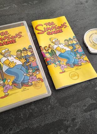 Umd диск the simpsons game (sony psp)