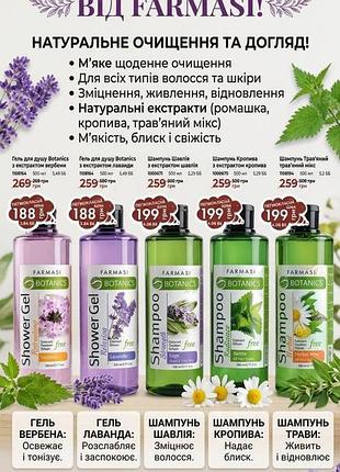Шампуни и гели