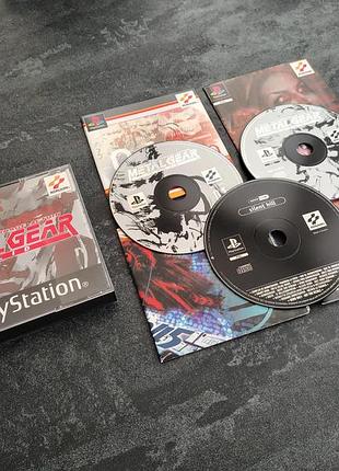 Диск metal gear solid + demo silent hill (playstation one)