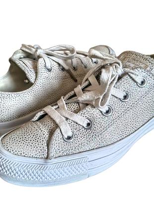 Кеди converse chuck taylor all star metallic leather (оригінал)