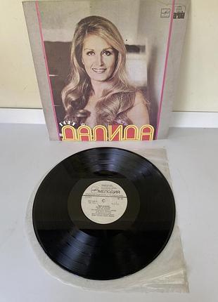 Dalida — «поёт далида», 1980 | вінілова платівка lp, «мелодія»