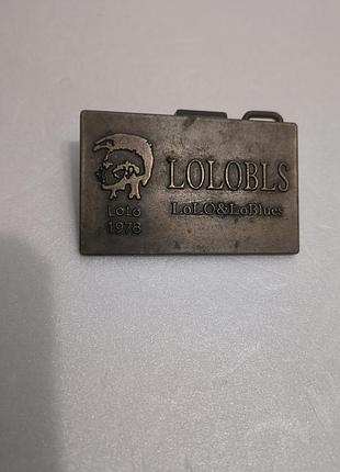 Вінтажна пряжка. lolobls. lolo 1978