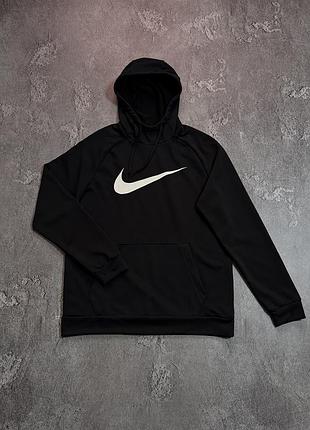Худі толстовка спортивна кофта nike swoosh m розмір оригінал чорне чоловіче стан ідеал