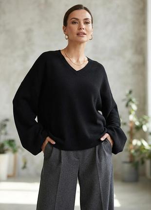 Кашеміровий светр ffc fashion суміш вовна/кашемір