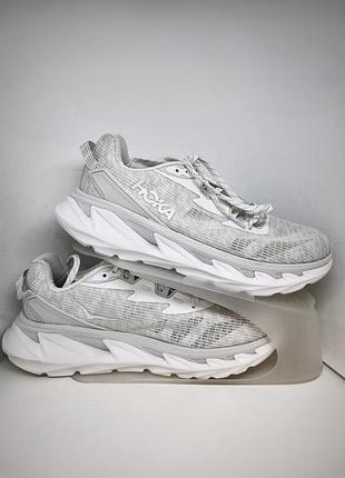 Кросівки hoka one one unisex elevon 2 ts white cosmic grey 1165230-wmc оригінал, сток