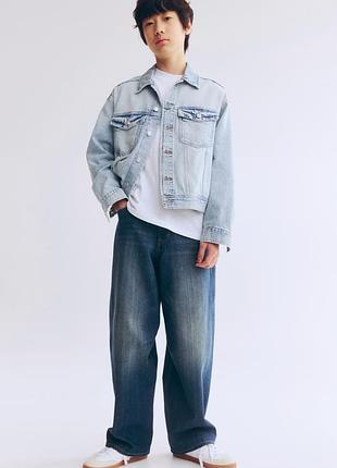 Джинси бочки barrel leg для хлопців від h&m