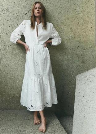Сукня з прошви zara