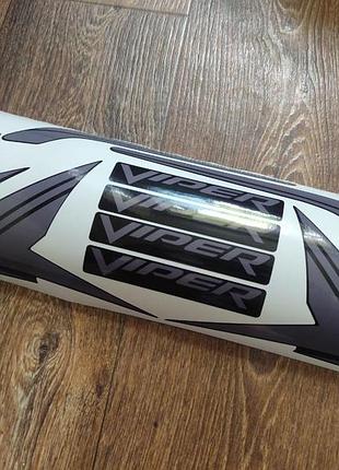 Темно серый наклейки на мотоцикл бак пластик viper zs200a зс 200 мопед скутер вайпер графика