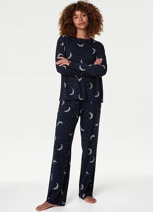 Ідеальна фірмова якісна піжами з принтом р.м m&s collection