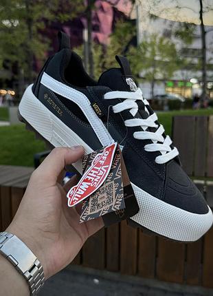 Кеды vans old skool mte-1 x gore-tex, серые / черные