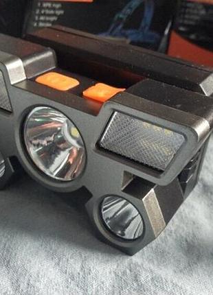 Led фонарь налобный аккумуляторный rechargeable headlamp (фонарик налобный)
