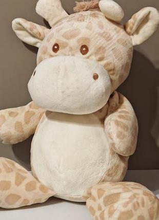 Kellybaby giraffe squishable rattle plush stuffed animal neutral