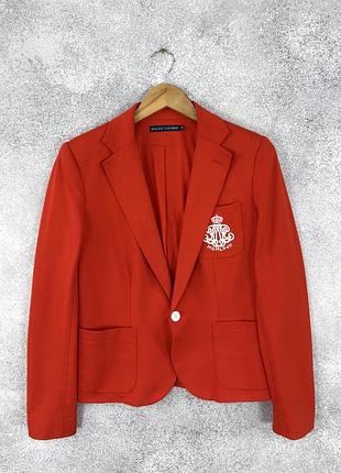 Ralph lauren logo patch blazer жіночий піджак