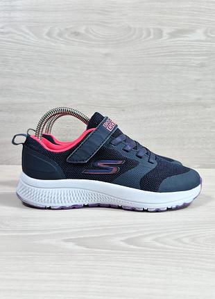 Детские спортивные кроссовки сетка на липучке skechers go run оригинал, размер 34