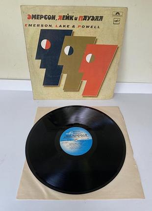 Emerson, lake & powell — вінілова платівка «мелодія», 1986 р., прогресивний рок