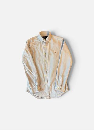 Оригінальна сорочка polo ralph lauren slim fit oxford shirt (розмір s / sp)