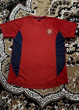 Вінтажна футболка arsenal fc 2000-х років (official afc product) / розмір l джерсі лондонський арсенал вінтажне старий логотип гарний стан чоловіча