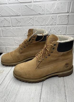 Зимові теплі черевики timberland