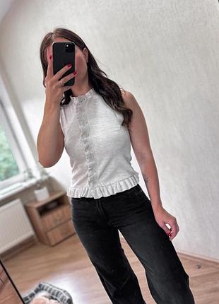 Топ zara вʼязаний