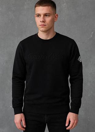 Чоловічий світшот calvin klein black