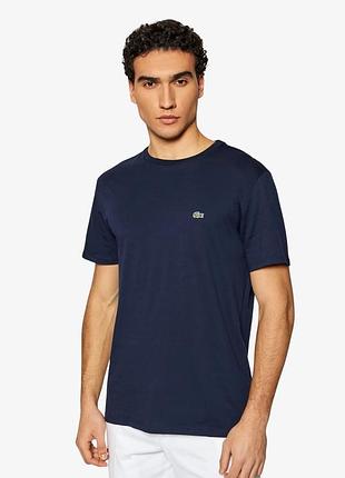 Футболка lacoste чоловіча темно-синя, розмір m