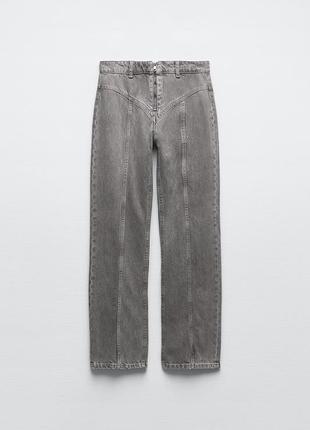 Жіночі прямі джинси zara - 34