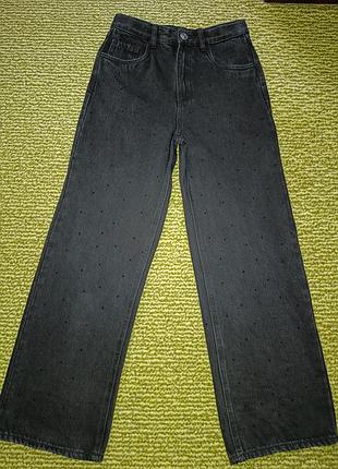 Джинсы, джинсы со стразами, джинсы wide leg, прямые, трубы, палаццо,
