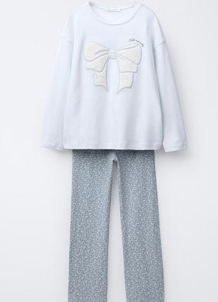 Пижама для девочки, zara, размер 6/7 лет, 120 см