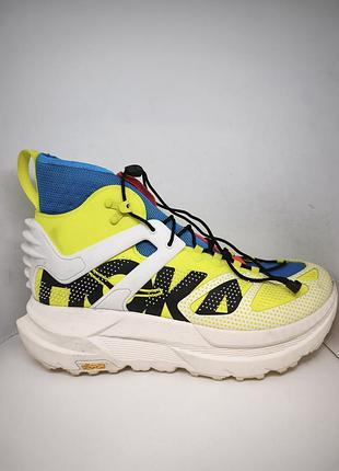 Кросівки високі чоловічі hoka mafate x hike у кольорі hoka citrus / alabaster(1174230 hsl) для хайкінгу оригінал,в ідеальному стані,сток