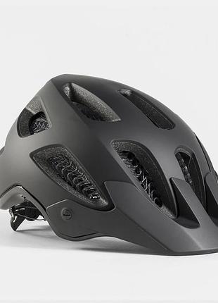 Велосипедний шолом bontrager rally wavecel mountain bike helmet у матовому чорному кольорі.