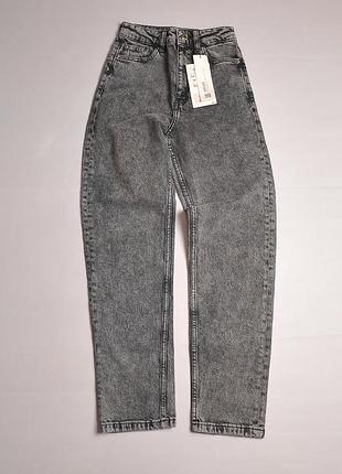 Женские джинсы zara mom fit с высокой посадкой - 34