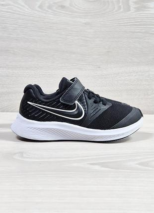 Детские спортивные кроссовки на липучке nike star runner 2 оригинал, размер 28.5