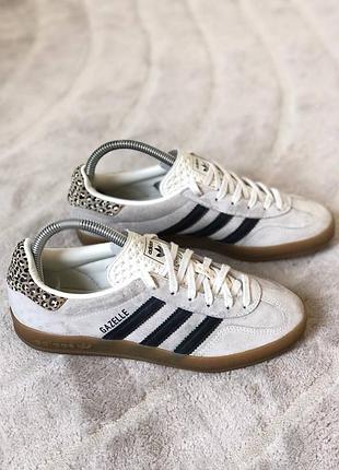 Жіночі кросівки adidas gazelle indoor 🐆🤍, кросівки адідас розмір 37.5