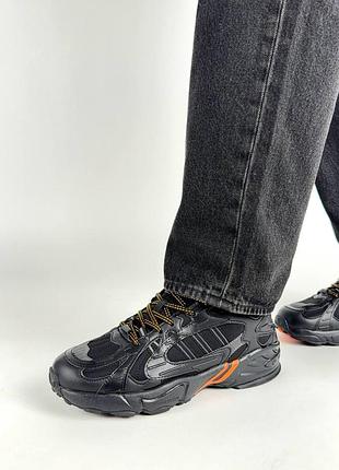 Чоловічі кросівки adidas ivy park savage v4 black orange