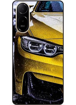 Чехол силиконовый бампер для xiaomi poco c81 pro с рисунком bmw бмв машина авто