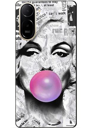 Силіконовий чохол бампер для xiaomi poco c81 pro з малюнком мерілін монро marilyn monroe