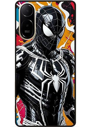 Силіконовий чохол бампер для xiaomi poco c81 pro з картинкою spider man людина-павук