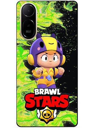 Чехол силиконовый бампер для xiaomi poco c81 pro с героем бравл беа brawl