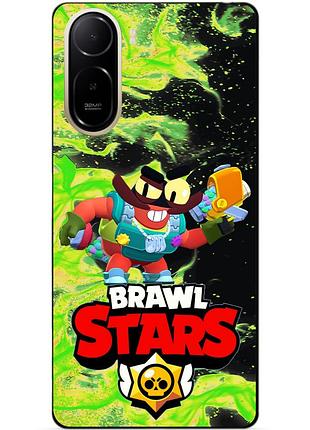 Чехол силиконовый бампер для xiaomi poco c81 pro с героем бравл клэнси brawl